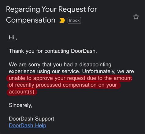 doordash refund request.